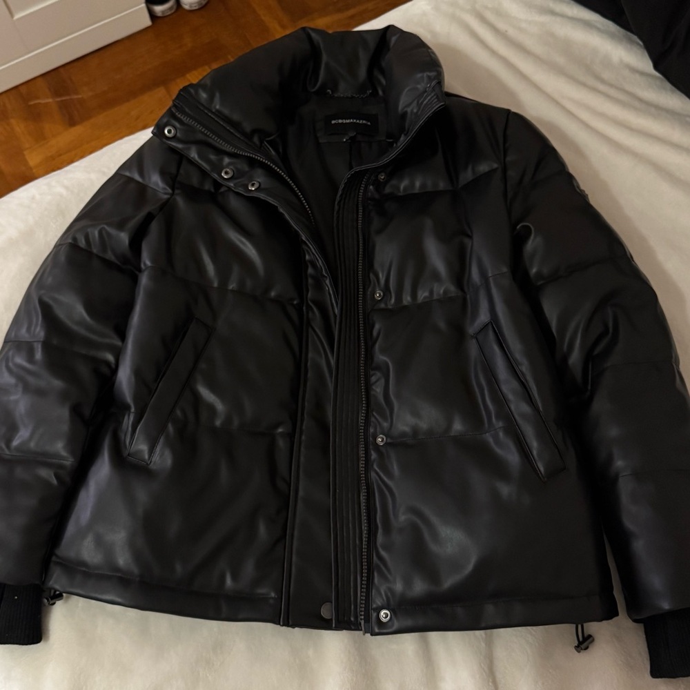 BCBGMaxAzria Black Puffer Jacket
